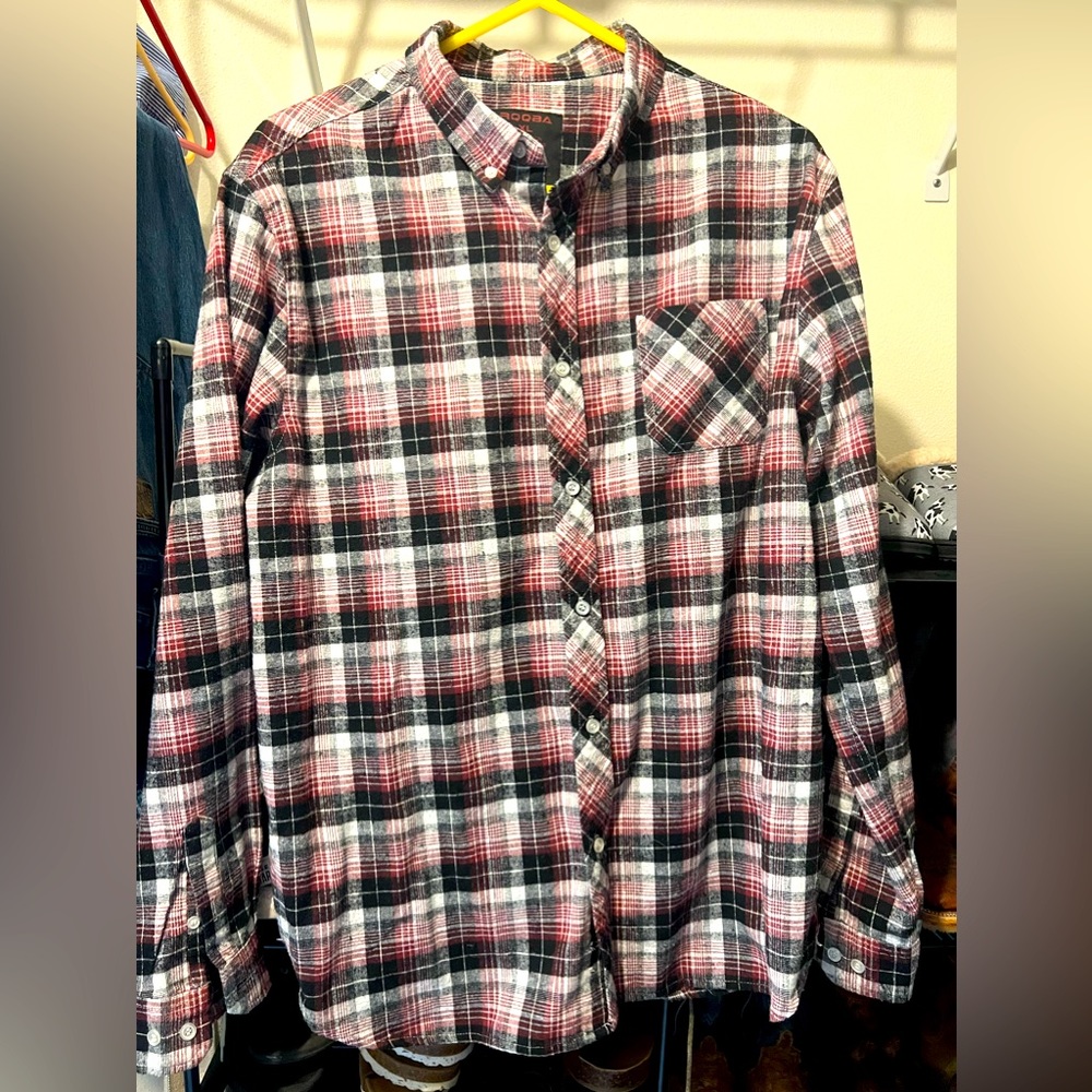 Men’s plaid Long Sleeve Shirt